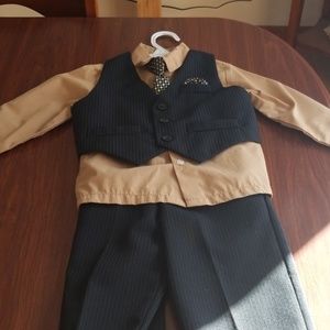 Boys dress shirt and pants set